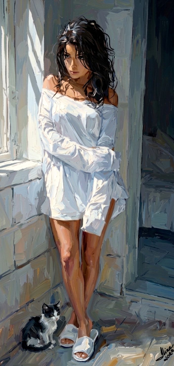 ArteDiAlina.com painting: In good company